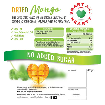 Forest Feast Smart & Hearty Dried Mango, 650g