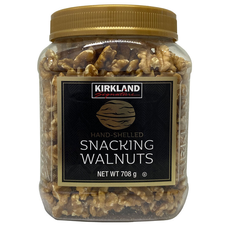 Kirkland Signature Hand-Shelled Snacking Walnuts, 708g